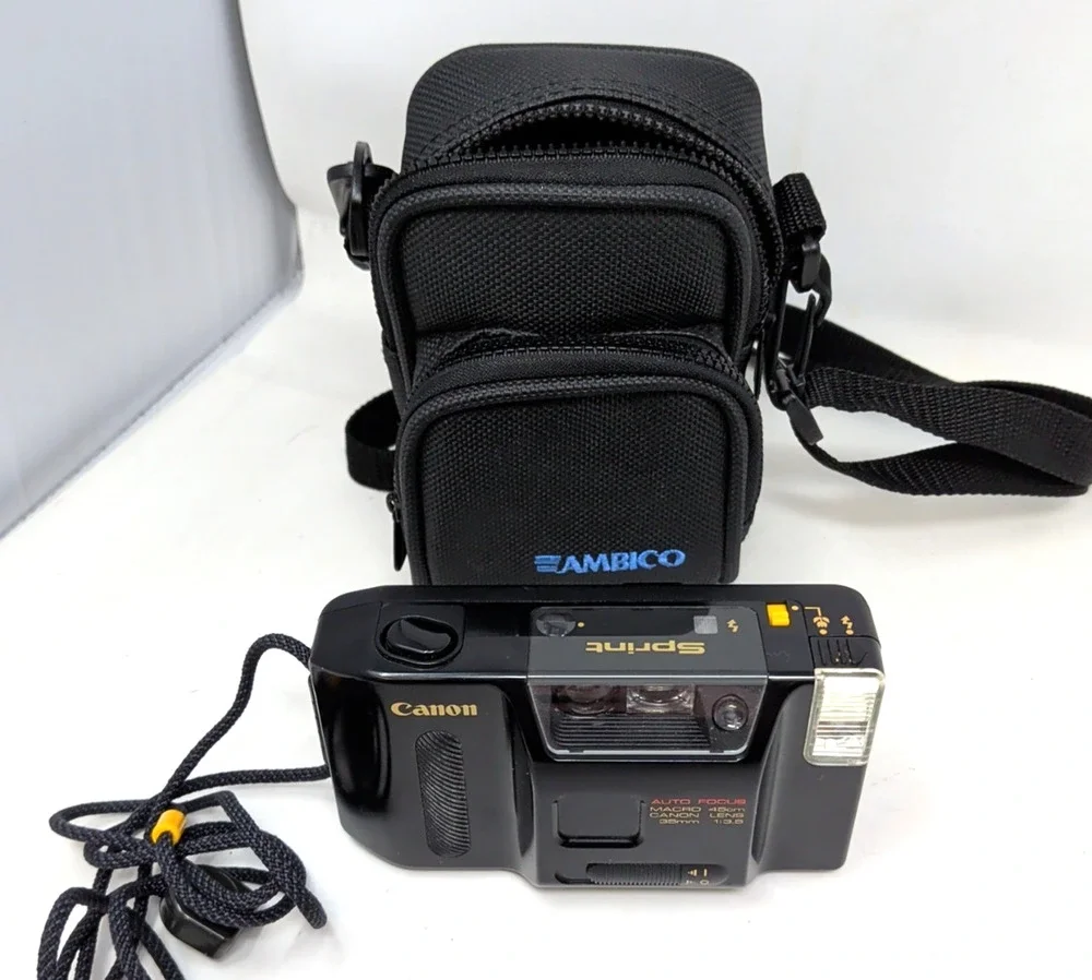 Canon Sprint (AF35J) - 35mm 3.5 Point Shoot Film Camera - Tested, Works